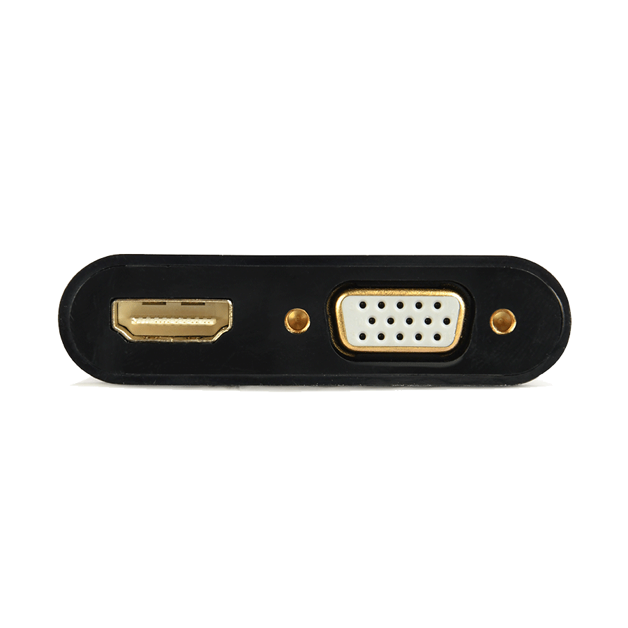 Video adapter VGA to HDMI + VGA adapter 0.15 m, black, GEMBIRD A-VGA-HDMI-02 - Image 9