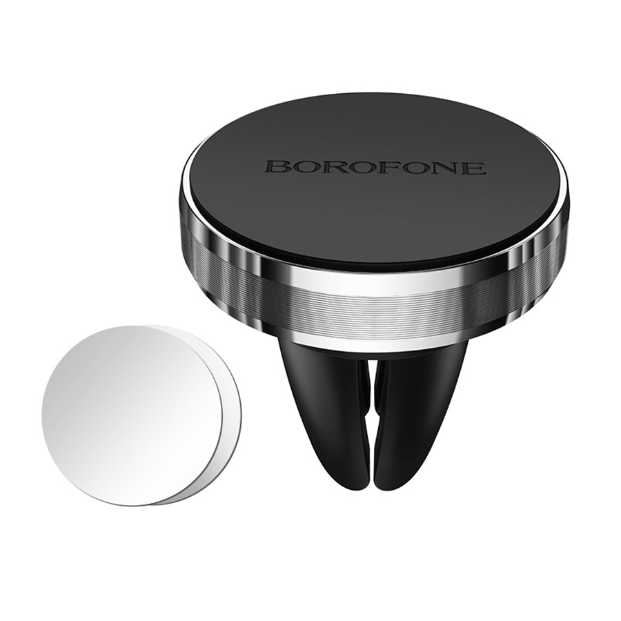 Univerzalni magnetni auto držač nosač za mobitel BOROFONE BH8 Air outlet magnetic in-car silver - Image 2