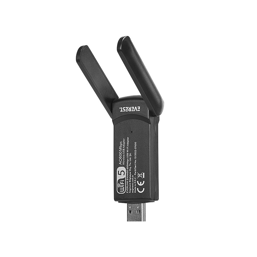 USB WLAN adapter Everest EWA600 600Mbps 2.4GHz/5GHz WIFI-5 AC600 RTL8811 2*2dBi antena, 37630 - Image 7