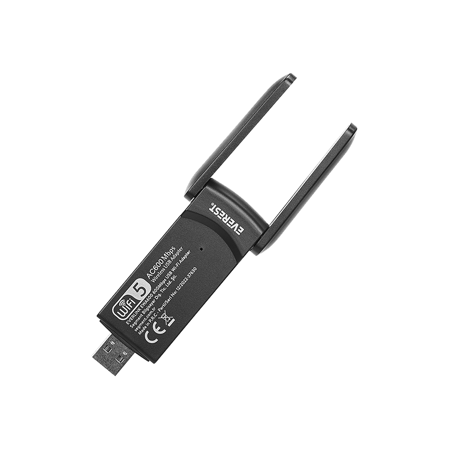 USB WLAN adapter Everest EWA600 600Mbps 2.4GHz/5GHz WIFI-5 AC600 RTL8811 2*2dBi antena, 37630 - Image 8