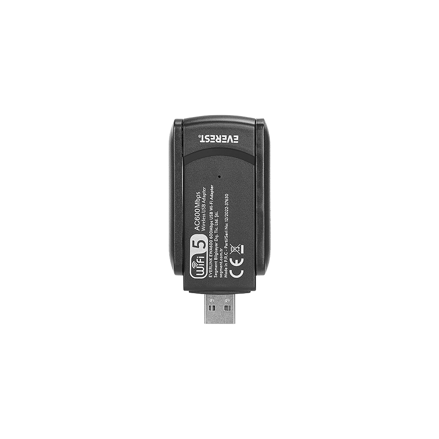 USB WLAN adapter Everest EWA600 600Mbps 2.4GHz/5GHz WIFI-5 AC600 RTL8811 2*2dBi antena, 37630 - Image 9