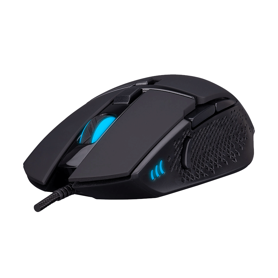 Miš gaming Everest RAGE-X1 Usb Black Led Illuminated 6400dpi 8 Buttons Programable Gaming Mouse with top holes design, Sunplus 192 - Image 8