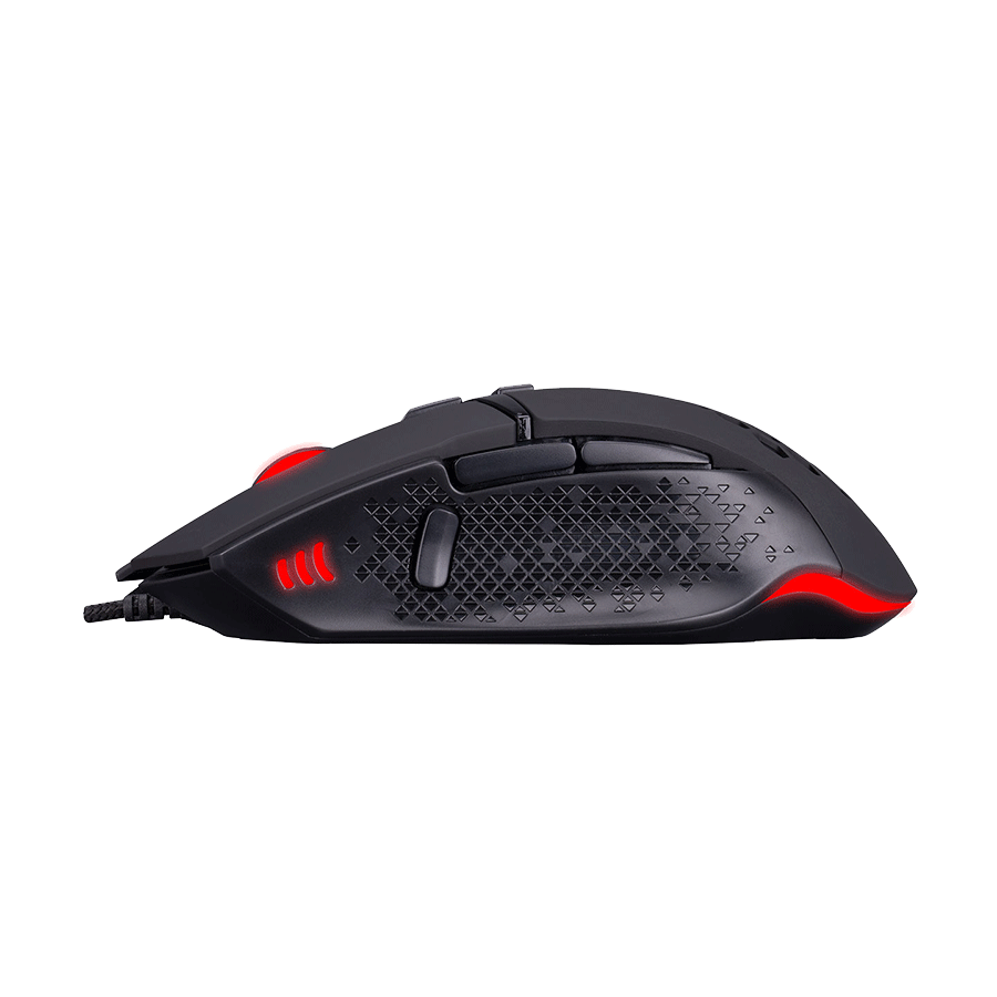 Miš gaming Everest RAGE-X1 Usb Black Led Illuminated 6400dpi 8 Buttons Programable Gaming Mouse with top holes design, Sunplus 192 - Image 10