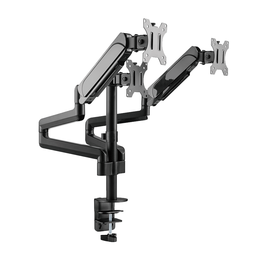 NOSAČ ZA TRI MONITORA GEMBIRD MA-DA3-01, montaža na stol, (full-motion), do 27”, up to 7 kg - Image 17
