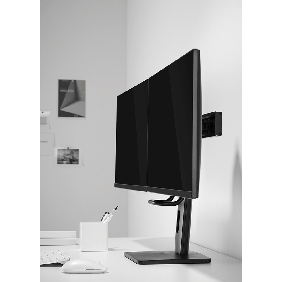 NOSAČ STALAK ZA DVA MONITORA GEMBIRD MS-D2-01, do 27”, up to 6 kg - Image 12