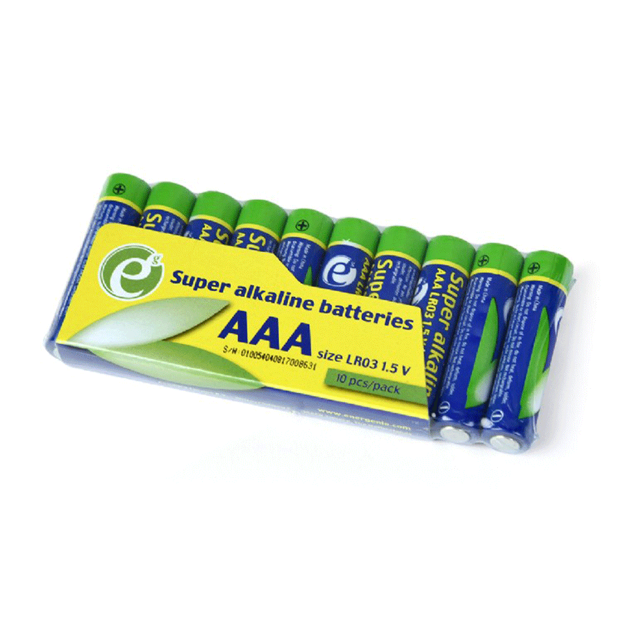Baterije 10 kom Gembird Super alkaline AAA batteries, 10-pack EG-BA-AAASA-01 - Image 2