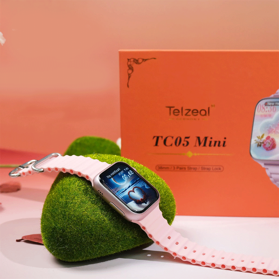 Pametni sat Telzeal TC05 Mini pink - Image 7