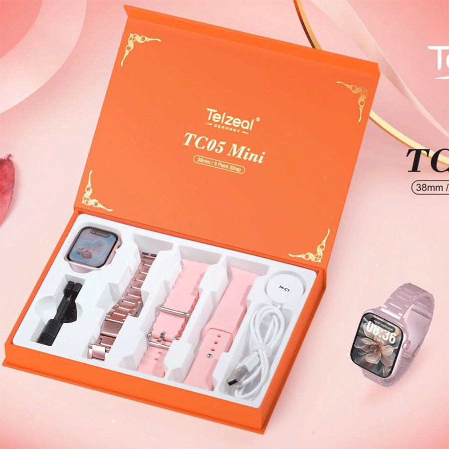 Pametni sat Telzeal TC05 Mini pink - Image 8