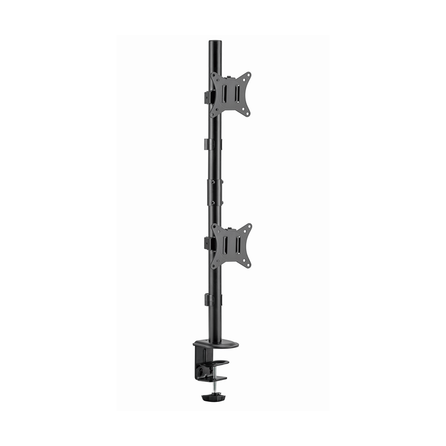 NOSAČ ZA DVA MONITORA VERTIKALNI GEMBIRD MA-D2-02, montaža na stol, (rotate, tilt, swivel), 17”-32”, up to 9 kg - Image 10