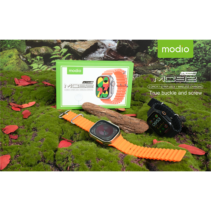 Pametni sat Modio MC92 Ultra 2 Orange dvije narukvice - Image 7