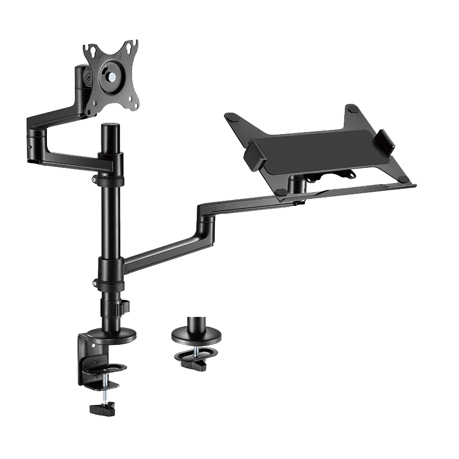 NOSAČ ZA MONITOR I LAPTOP GEMBIRD MA-DA-04, montaža na stol, monitors up to 32" and notebooks up to 17,3" - Image 13