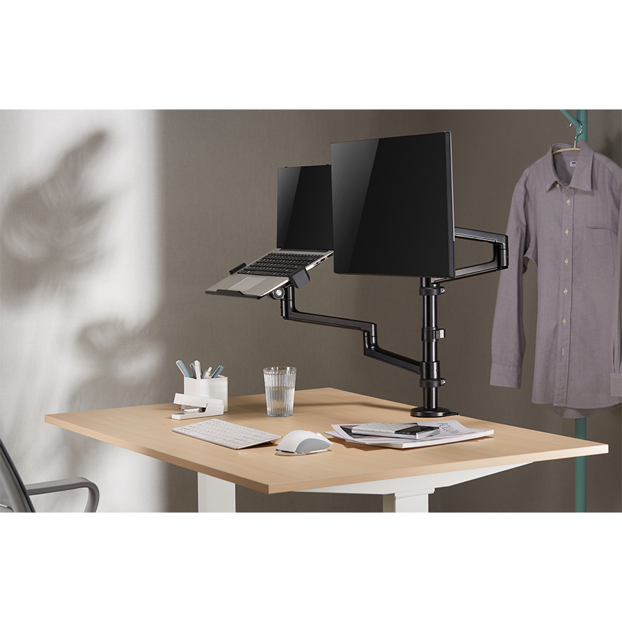 NOSAČ ZA MONITOR I LAPTOP GEMBIRD MA-DA-04, montaža na stol, monitors up to 32" and notebooks up to 17,3" - Image 16