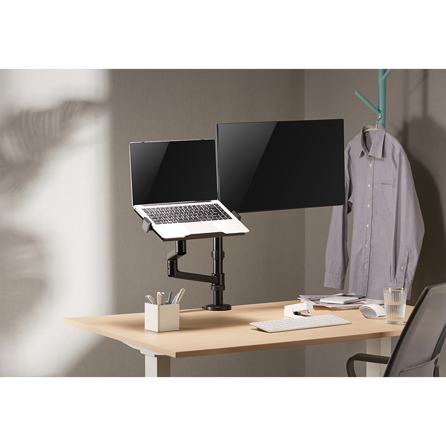 NOSAČ ZA MONITOR I LAPTOP GEMBIRD MA-DA-04, montaža na stol, monitors up to 32" and notebooks up to 17,3" - Image 17