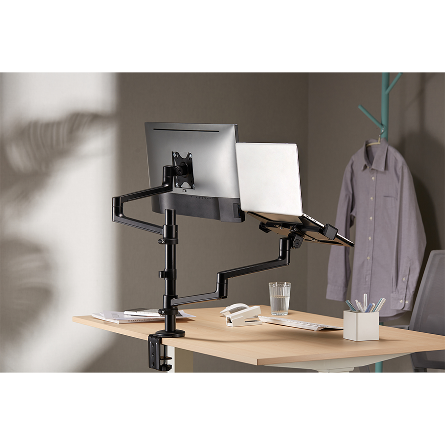 NOSAČ ZA MONITOR I LAPTOP GEMBIRD MA-DA-04, montaža na stol, monitors up to 32" and notebooks up to 17,3" - Image 18