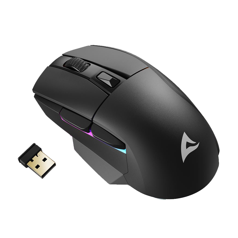 Miš SHARKOON gaming wireless/wired Skiller SGM50W Black - Image 6