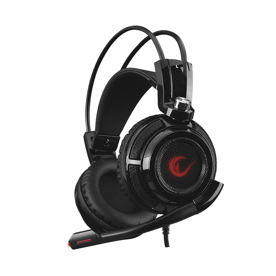 Slušalice sa mikrofonom gaming RAMPAGE SN-RW1 VIPER Black 7.1 USB Gaming Headset with Microphone - Image 5