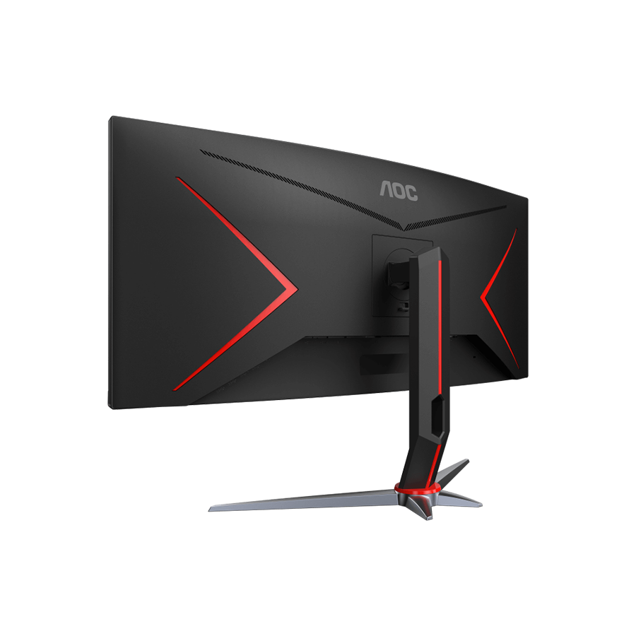 MONITOR AOC 34'' Gaming CU34G2XP 34” Curved VA, 21:9, 3440x1440, 180Hz, 1ms, 430 cd/m2, 4000:1, HDMI, DP, PbP, PiP, Ergonomic, Black-Red, VESA 3y - Image 16