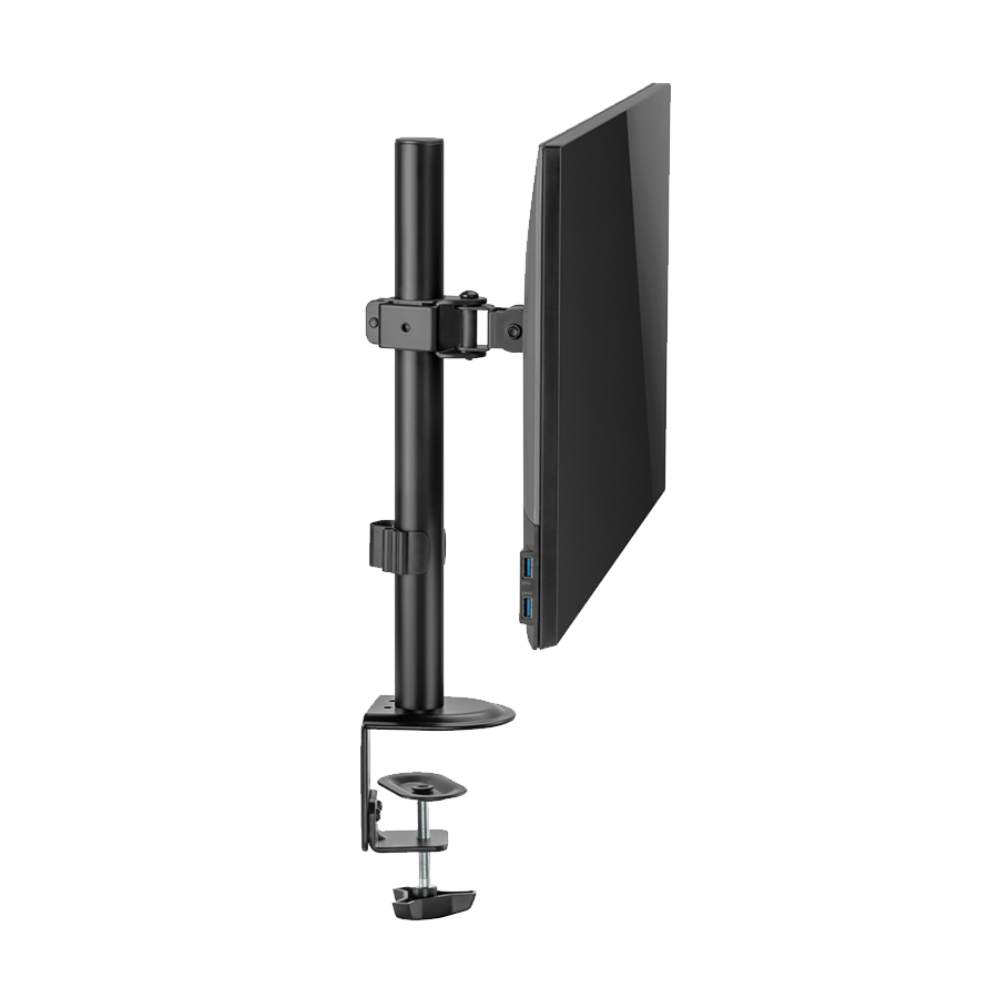 NOSAČ ZA MONITOR GEMBIRD MA-D1-02, montaža na stol, (rotate, tilt, swivel), 17”-32”, up to 9 kg - Image 15