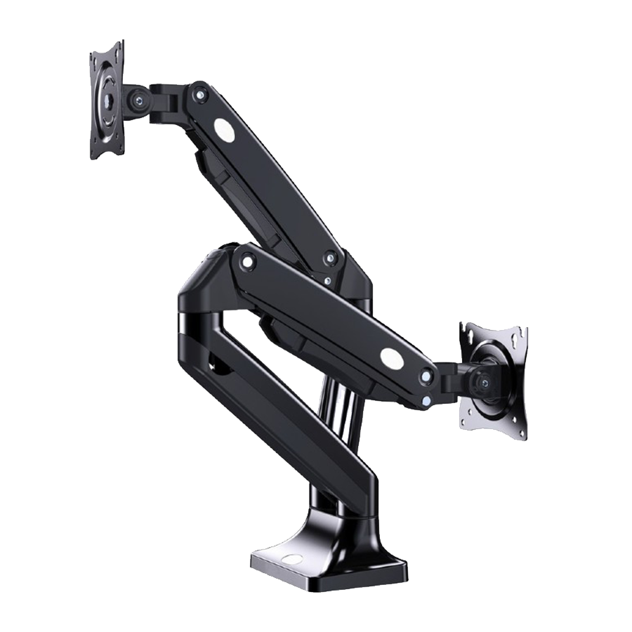 NOSAČ ZA DVA MONITORA GEMBIRD MA-DA2-03, montaža na stol, Full-motion, 17”-35”, up to 10 kg - Image 6