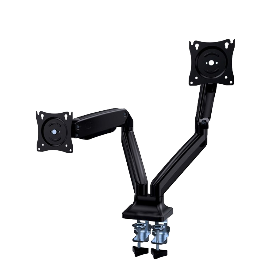 NOSAČ ZA DVA MONITORA GEMBIRD MA-DA2-03, montaža na stol, Full-motion, 17”-35”, up to 10 kg - Image 7