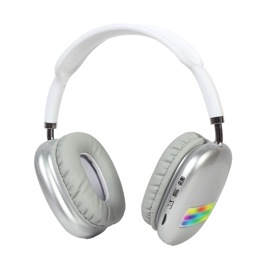 Slušalice sa mikrofonom bluetooth GEMBIRD RGB LED, BHP-LED-02-W, white - Image 5