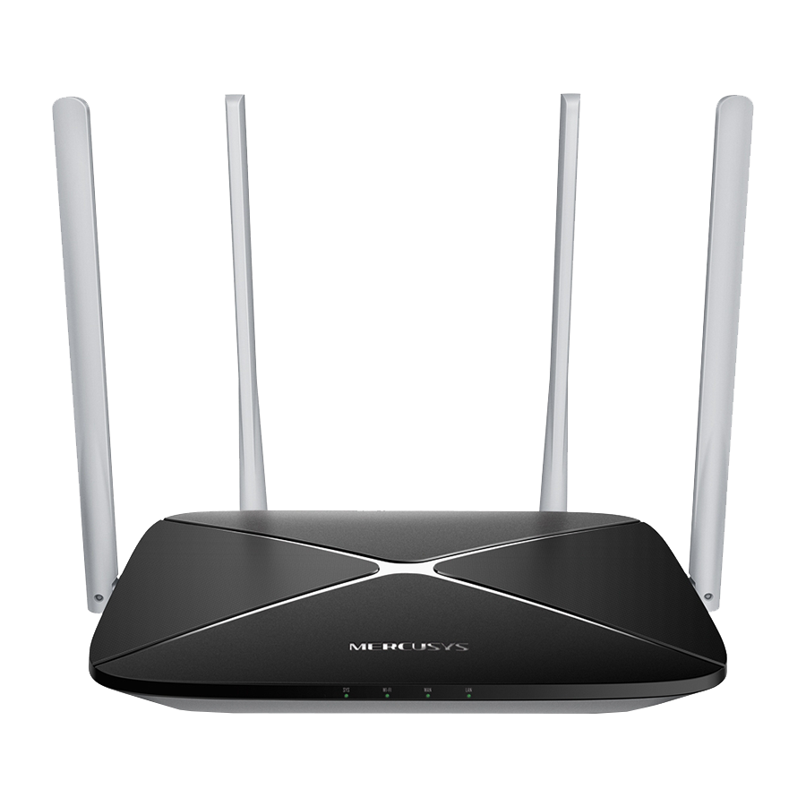 MERCUSYS AC12 AC1200 Dual Band Wireless Router 802.11ac, 4xLAN, 1WAN, 4x5dBi omni directional - Image 4