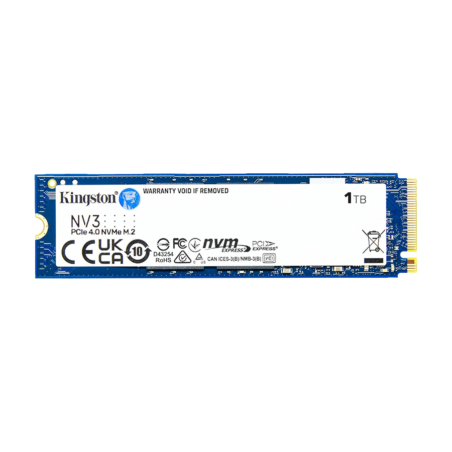 Kingston SSD SNV3S/1000G 1TB NV3 NVMe PCIe 4.0 Up to 6,000MB/s read, 4,000MB/s write - Image 3