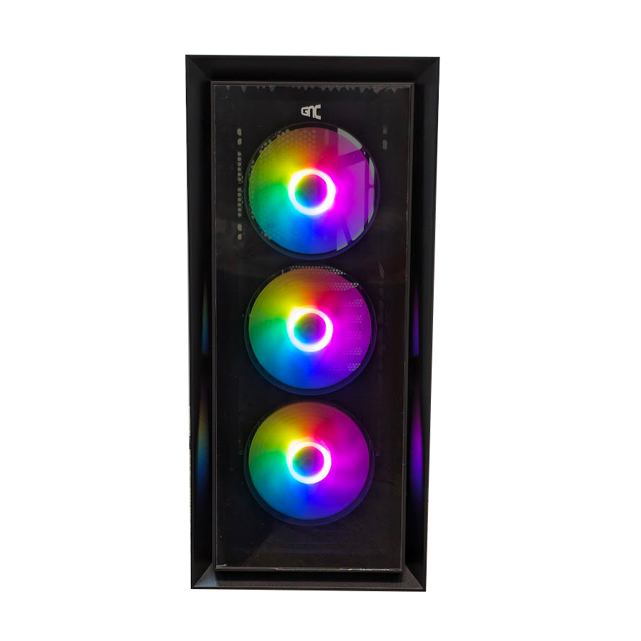 KUĆIŠTE GNC EZ COOL GAMING HC-625B BEZ NAPAJANJA, Tempered Glass, 3x120 RGB ventilator - Image 13