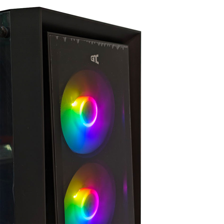 KUĆIŠTE GNC EZ COOL GAMING HC-625B BEZ NAPAJANJA, Tempered Glass, 3x120 RGB ventilator - Image 16