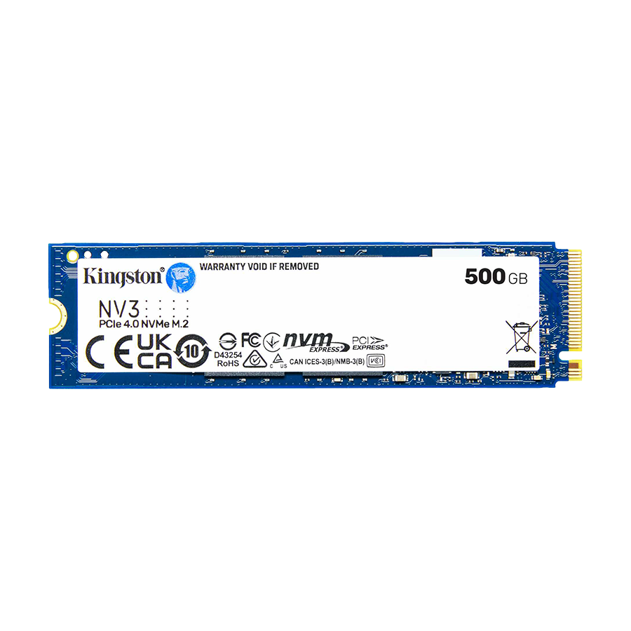 Kingston SSD SNV3S/500G 500GB NV3 NVMe PCIe 4.0 R/W:5000/3000MB/s - Image 4