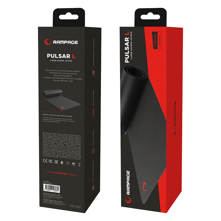 Podloga za miš gaming RAMPAGE Addison Pulsar XL 800x300x3mm, 41091 - Image 8