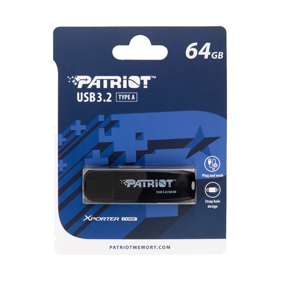 USB Memory stick PATRIOT USB 64GB, 3.2 Xporter Core PSF64GXRB3U - Image 4