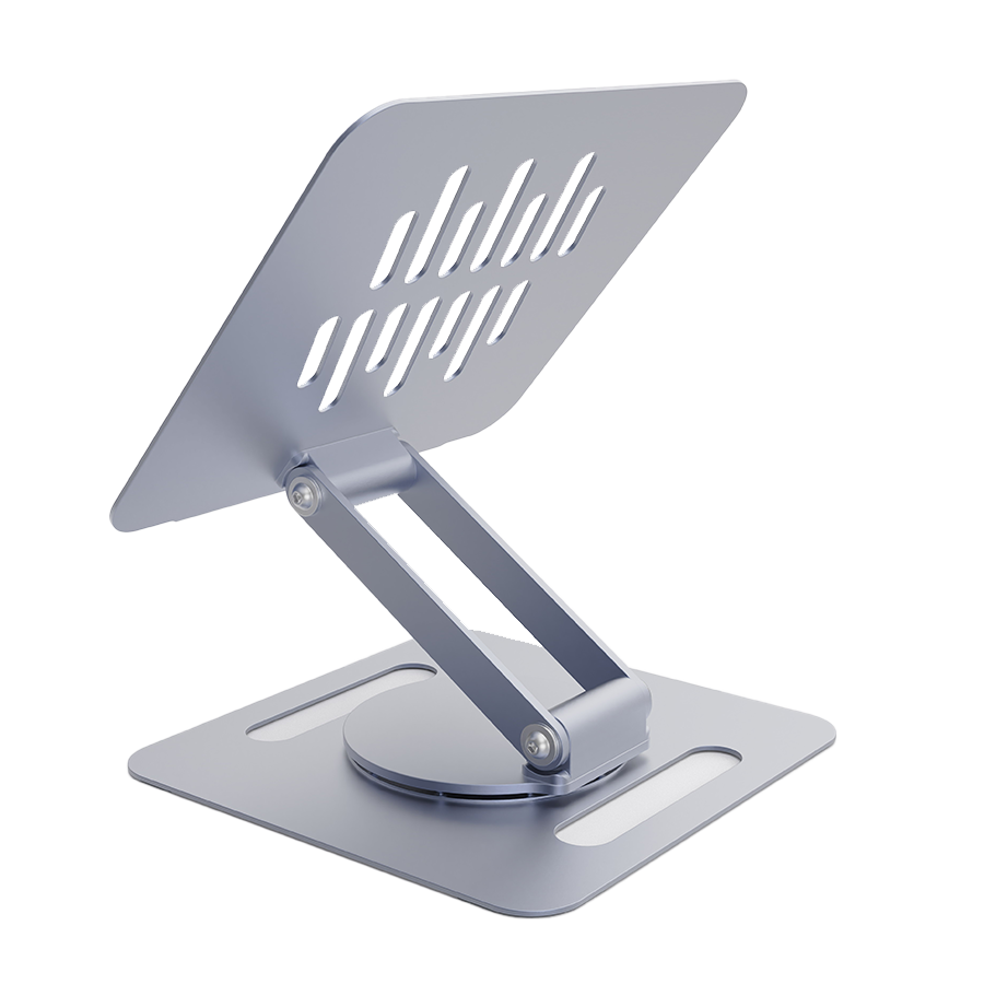 Postolje za notebook riser stand preklopivi rotirajuci, silver GEMBIRD, NBS-DR1-01 - Image 7