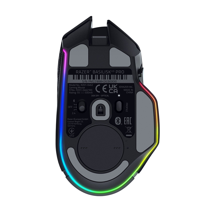 Miš Razer Basilisk V3 Pro - Ergonomic Wireless Gaming Mouse - EU Packaging RZ01-04620100-R3G1 - Image 13