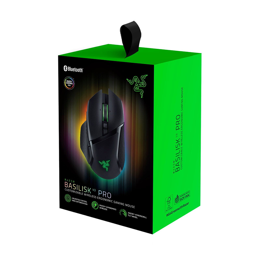 Miš Razer Basilisk V3 Pro - Ergonomic Wireless Gaming Mouse - EU Packaging RZ01-04620100-R3G1 - Image 14