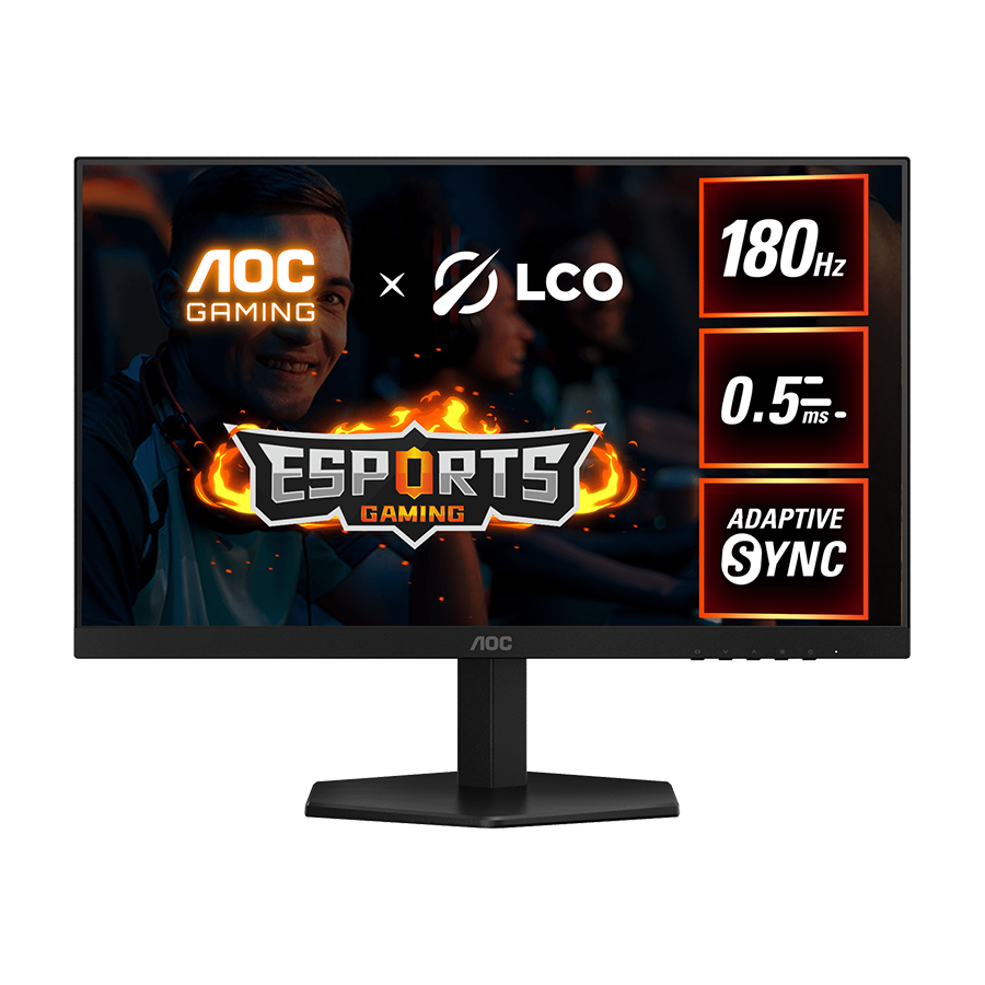 MONITOR AOC LED 24G42E 23.8" Fast IPS Gaming 180Hz 1920x1080 (FHD) Adaptive Sync 0.5ms 300 cd/m2 1000:1 HDMI 2.0, DisplayPort 1.4, Tilt VESA - Image 8