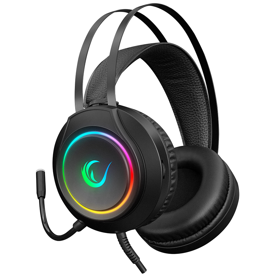 Slušalice sa mikrofonom gaming RAMPAGE RM-K45 ORBIT-S Black RGB Led 7.1 Gaming Headset with Microphone, 35150 - Image 9