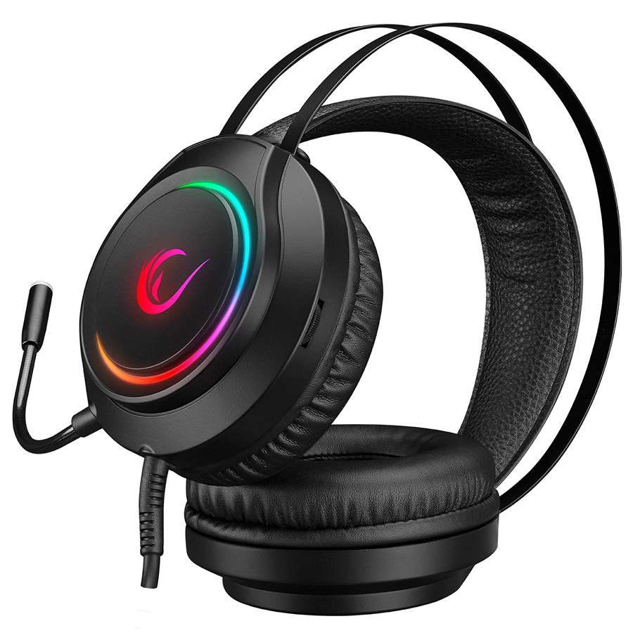 Slušalice sa mikrofonom gaming RAMPAGE RM-K45 ORBIT-S Black RGB Led 7.1 Gaming Headset with Microphone, 35150 - Image 11