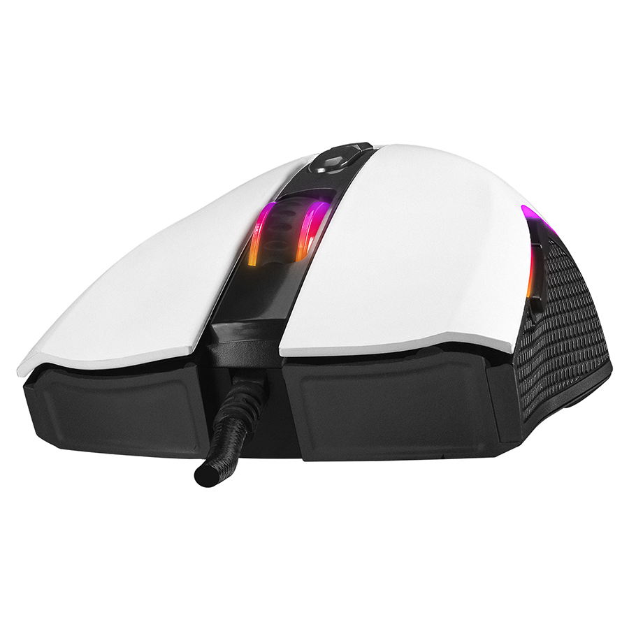 Miš gaming RAMPAGE RAMPAGE SMX-R44 V2 Macrol White 12800 DPI RGB LED 80 Million Huano Switch Gaming Player Mouse, 41492 - Image 11