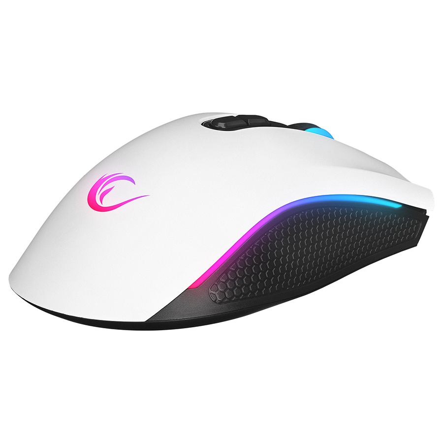 Miš gaming RAMPAGE RAMPAGE SMX-R44 V2 Macrol White 12800 DPI RGB LED 80 Million Huano Switch Gaming Player Mouse, 41492 - Image 13