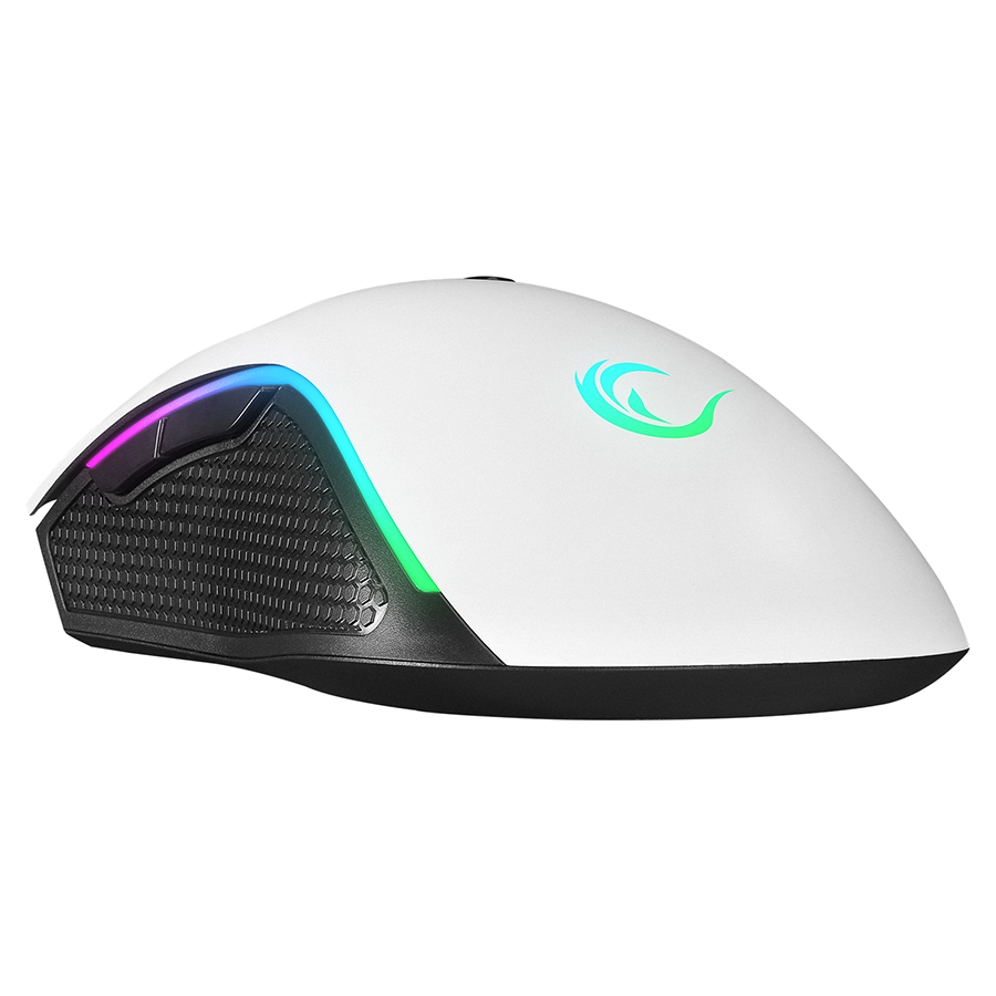 Miš gaming RAMPAGE RAMPAGE SMX-R44 V2 Macrol White 12800 DPI RGB LED 80 Million Huano Switch Gaming Player Mouse, 41492 - Image 14