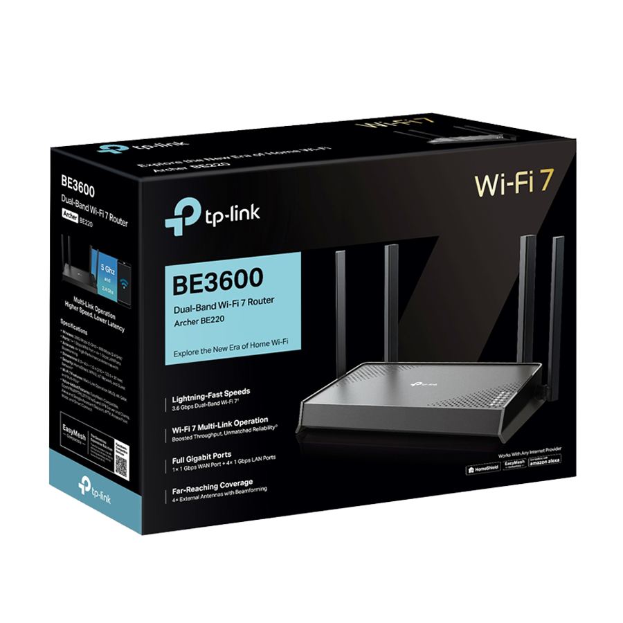 ROUTER TP-Link ARCHER BE220 BE3600 Dual-Band Wi-Fi 7 - Image 8