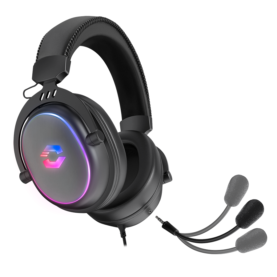 Slušalice sa mikrofonom SPEEDLINK CONUX RGB Stereo Gaming Headset - for PC/PS5/PS4/Xbox SeriesX/S/Switch 2/Switch/OLED/Lite , black, SL-860017-BK - Image 9