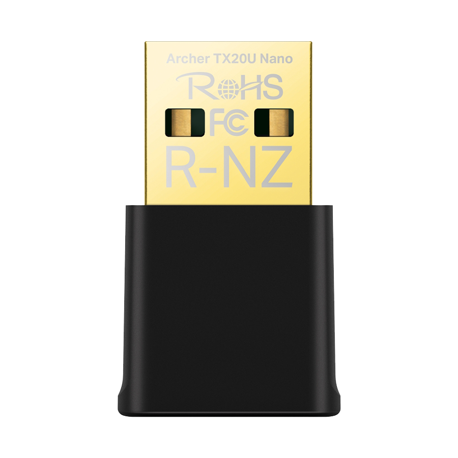 TP-Link ARCHER-TX20U-NANO AX1800 Nano Dual Band Wi-Fi 6 USB Adapter, 1201 Mbps at 5 GHz + 574 Mbps at 2.4 GHz, 2xInternal Antennas, USB 2.0, MU-MIMO - Image 2