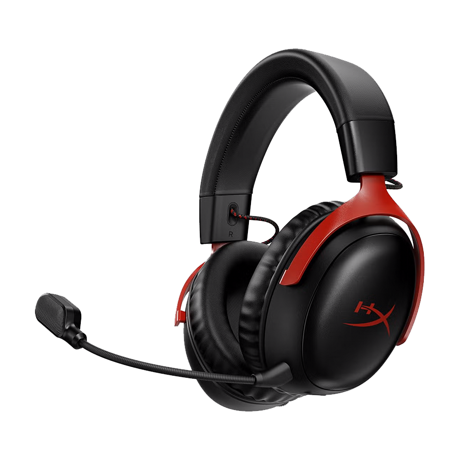 Slušalice sa mikrofonom HyperX Cloud III S Wireless, black-red, A59Z0AA - Image 2