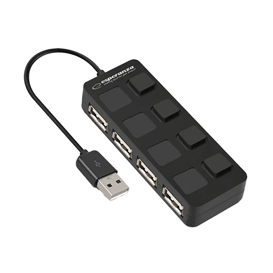USB HUB ESPERANZA, 4 PORT USB 2.0 EA161 - Image 5