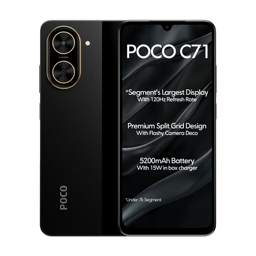 Mobitel Xiaomi Poco C71 4GB 128GB black - Image 4