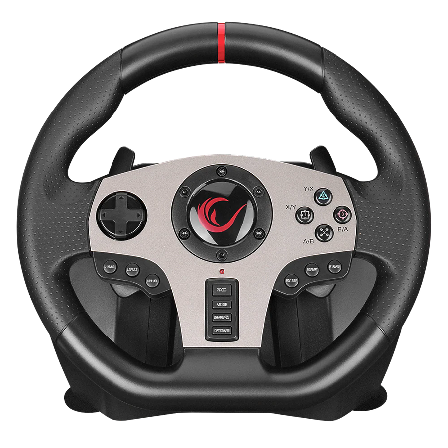 Volan pedale i shifter gaming RAMPAGE V902 PS3/PS4/PC/XBOXONE/XBOX360/SWITCH Steering Wheel - Image 11