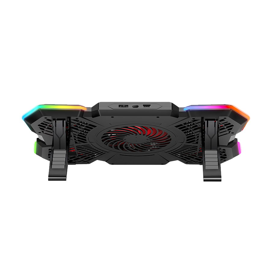 Postolje za notebook gaming Rampage S47 COOLFLOW 5 Pieces Red LED Fan, 10-17", 40526 - Image 4