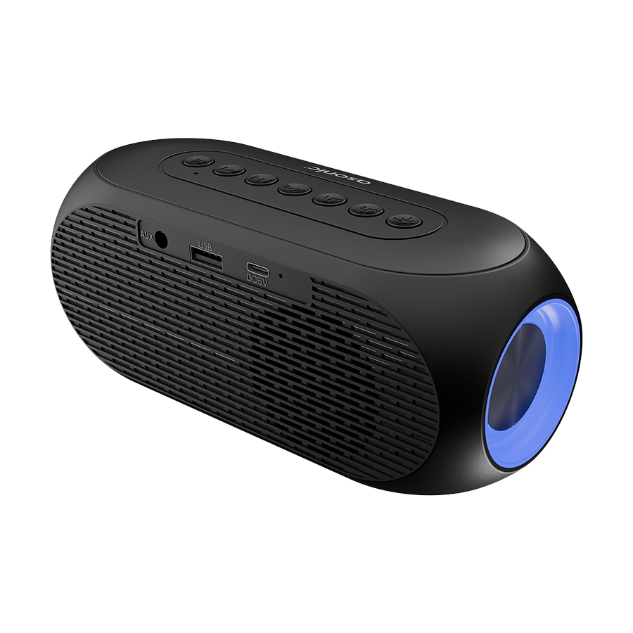 Digitalni sat sa zvučnikom i alarmom za mobitel bluetooth, Asonic AS-W6 1200MAH 5W Black, 40522 - Image 12